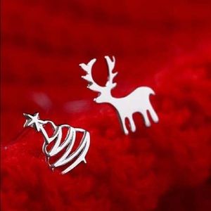 NWT sterling silver Christmas earrings